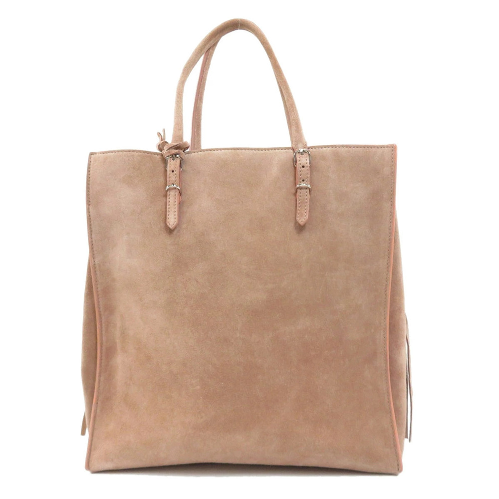 Balenciaga Suede Paper Handbag Black